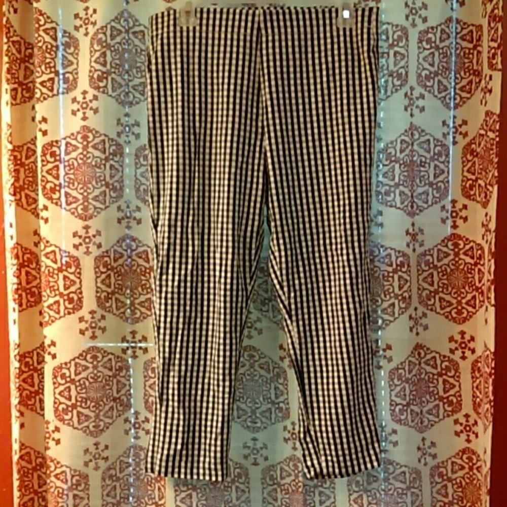 Striped Black and white pants